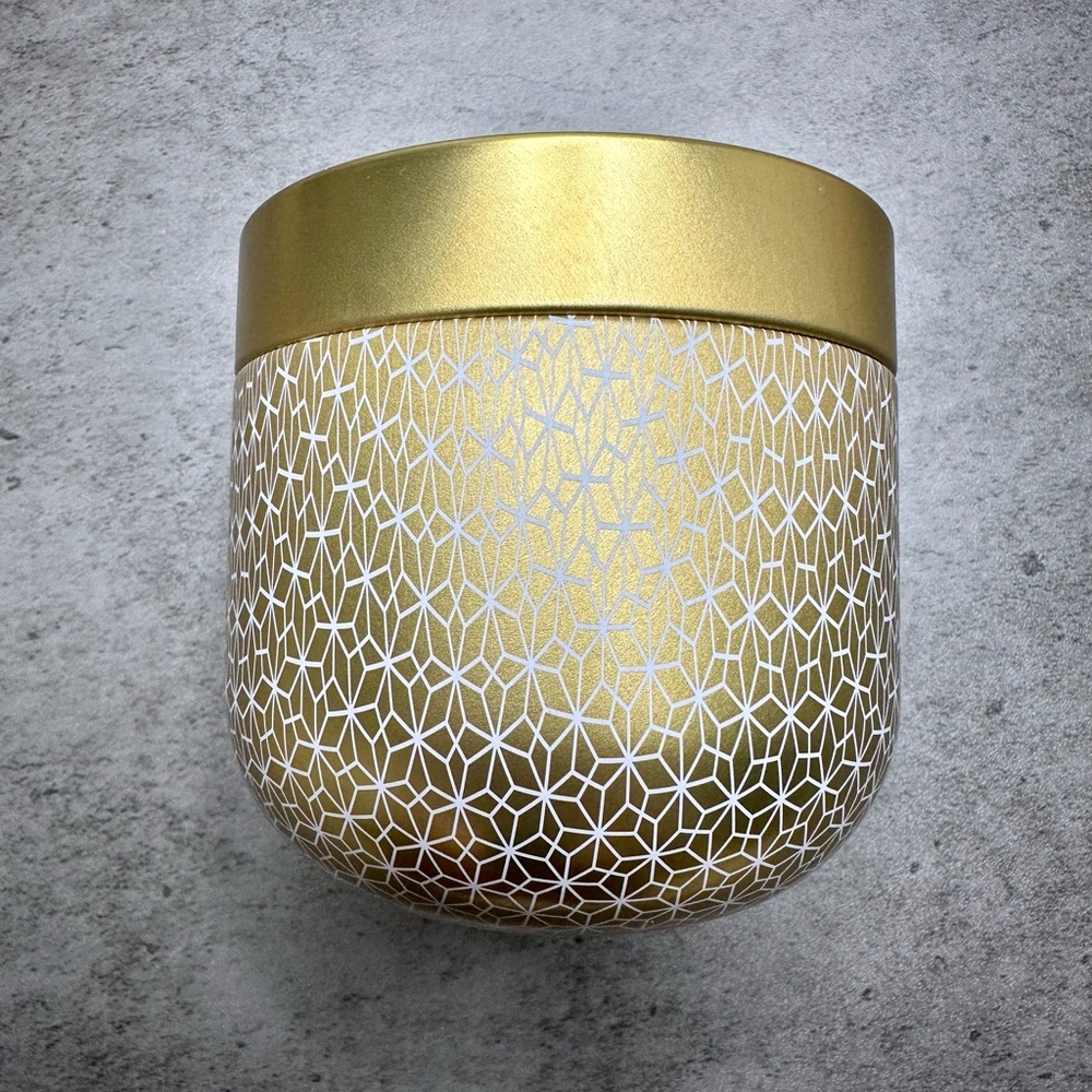 Capri Blue Gilded Muse Exotic Blossom & Basil 12.5 oz Tin Candle